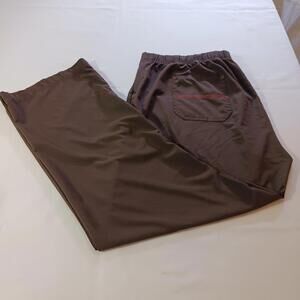 Carhartt C52110 Women's Brown Scrub Pants Drawstring Size 2XL (42×30)